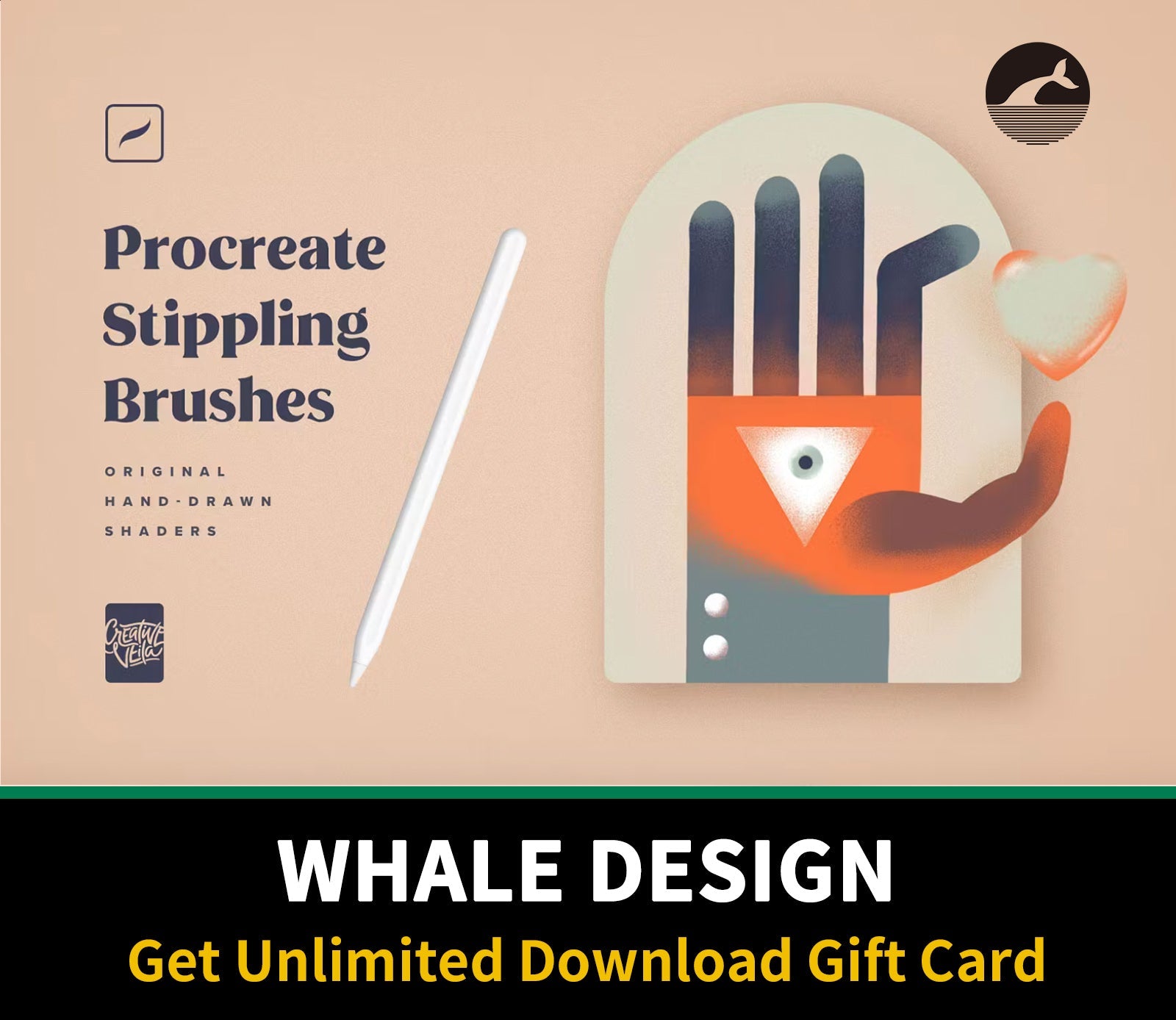 693 Procreate Stippling Brushes Kit - whaledesign